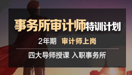 事务所审计师特训计划（2年）